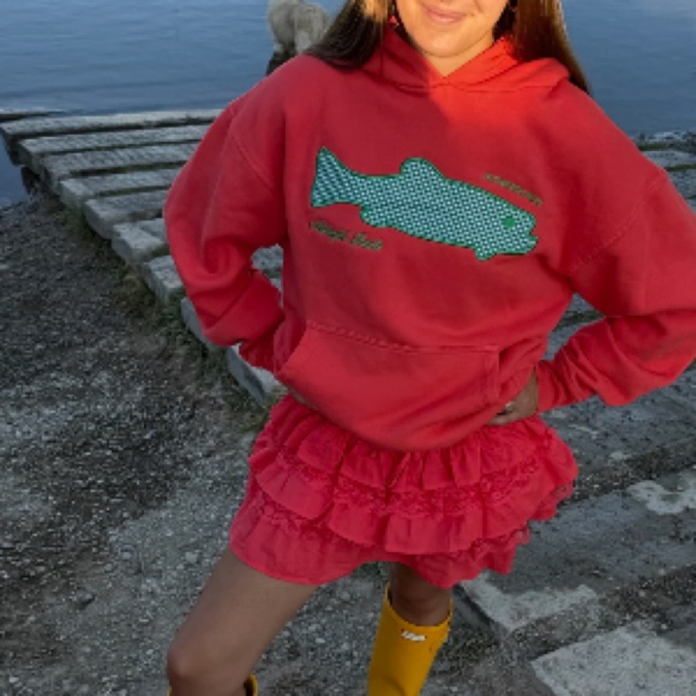 Midnight Lunch Trout Hoodie